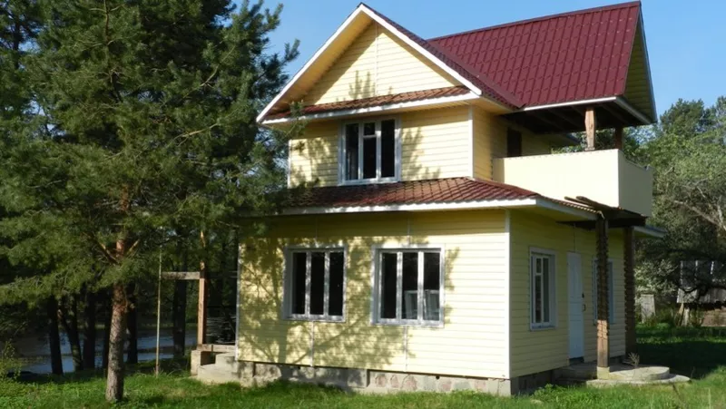 Дом на реке Вилия в деревне Костыки